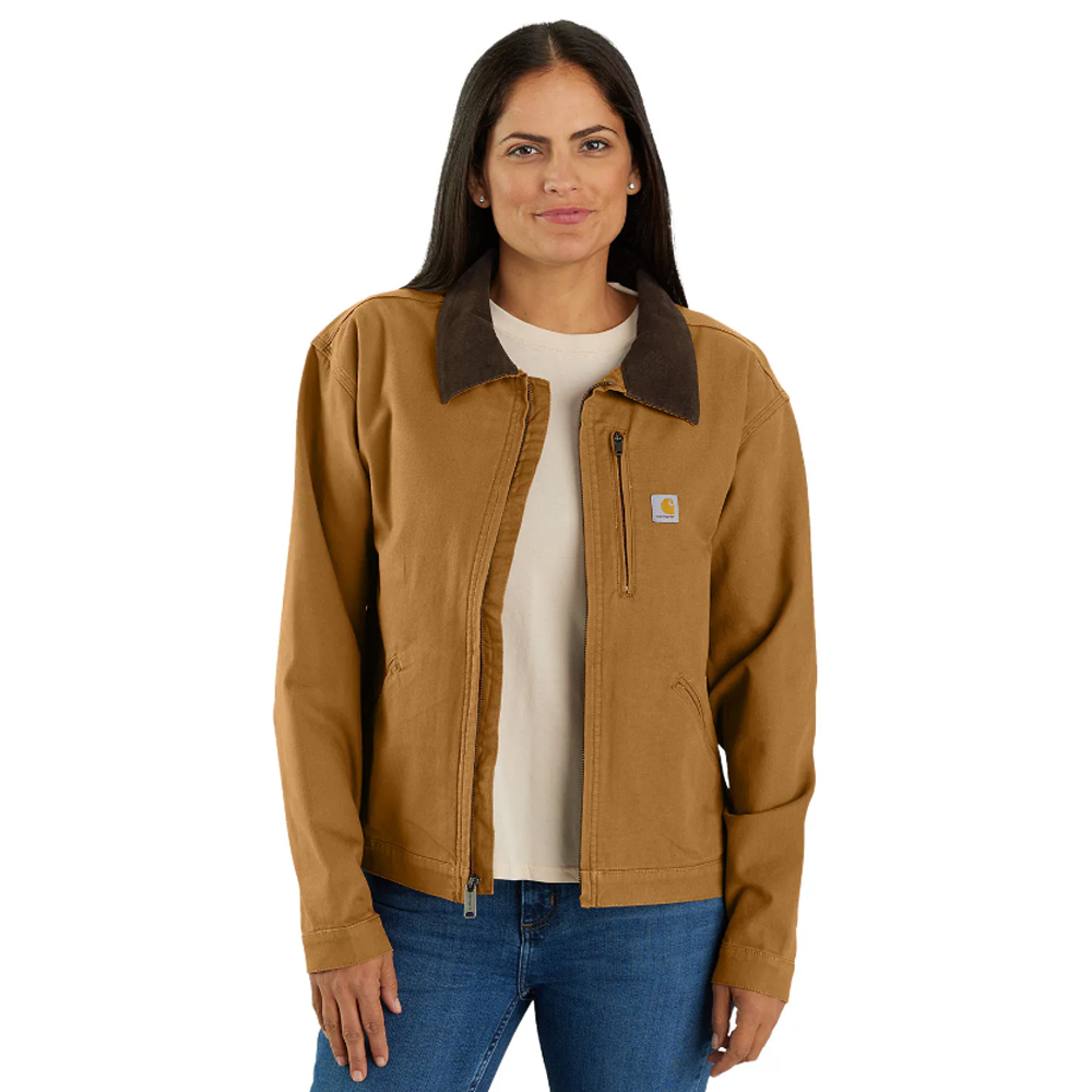 Carhartt 106208 Women's Rugged Flex Relaxed Fit Canvas Detroit Jacket