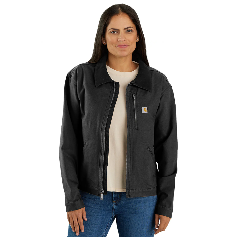 Carhartt 106208 Women's Rugged Flex Relaxed Fit Canvas Detroit Jacket