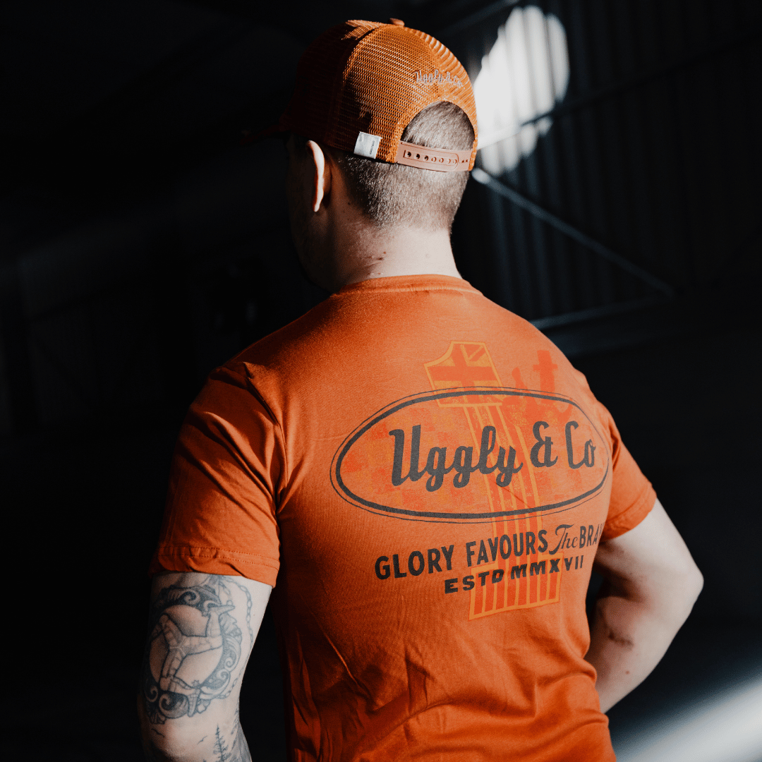 Rust Flattrack No.1 Tee