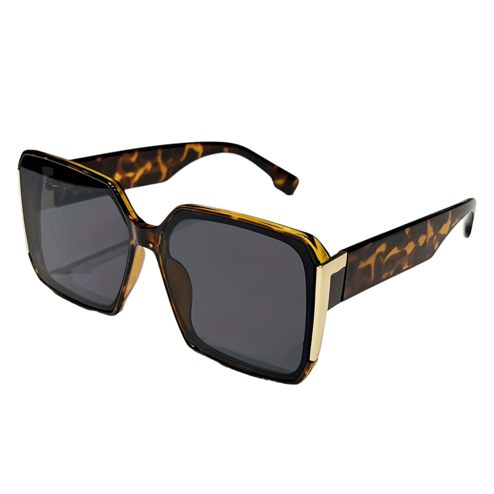 1 Pair of Oversized Frame Rectangular Fashionable Women's Glasses