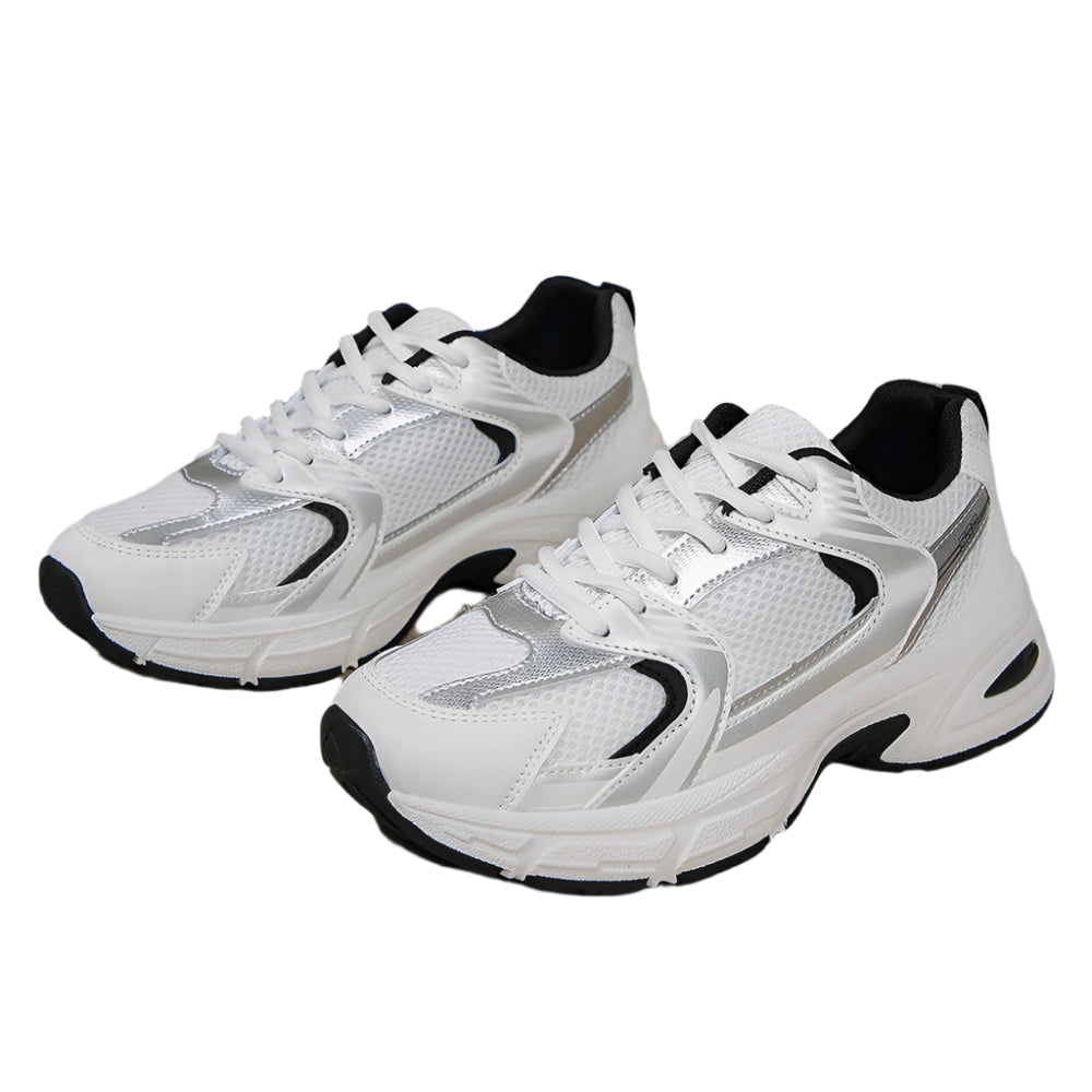 Air Cushion Athletic Sneakers Ladies Breathable Mesh Sport Shoes Lightweight Non Slip