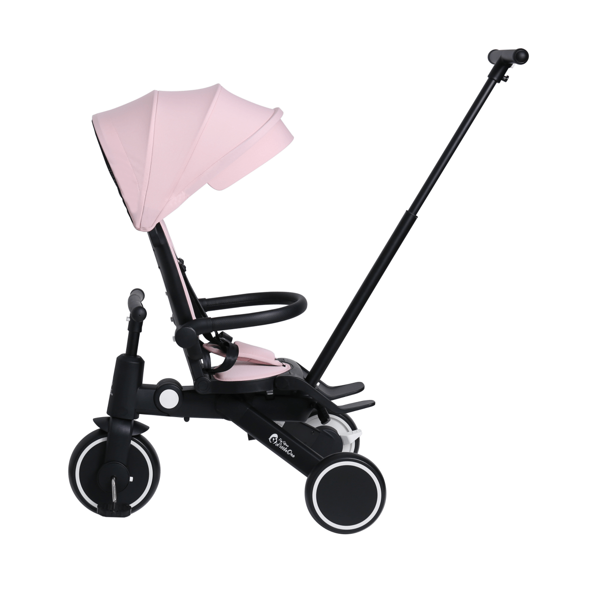 Foryourlittleone Xplor Ultimate 6 in 1 Foldable Trike - Pastel Pink (10m-5y)