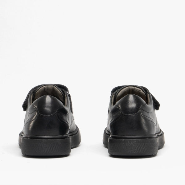 GEOX RIDDOCK Boys Single Strap School Shoes Black