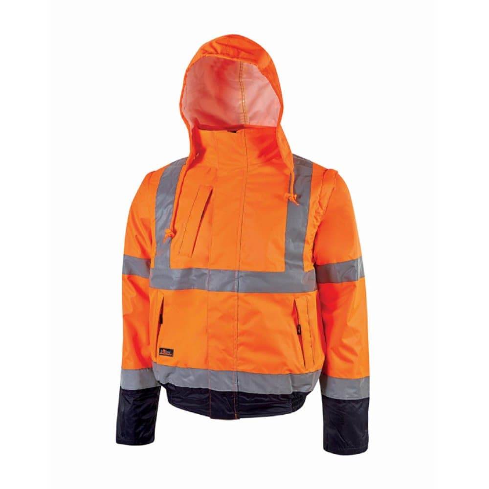 U-POWER CRAFTY HI-VIS WATERPROOF BOMBER JACKET