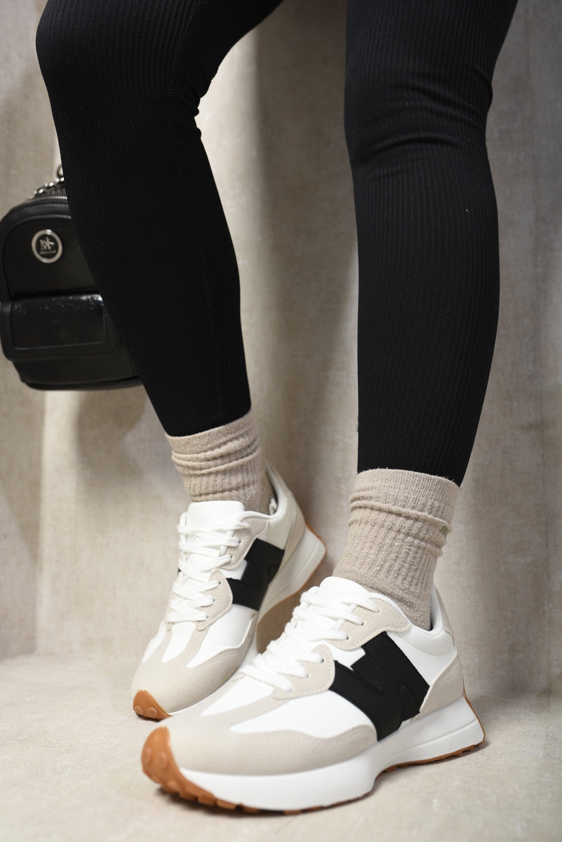 Low Top Lace Up Trainers-3