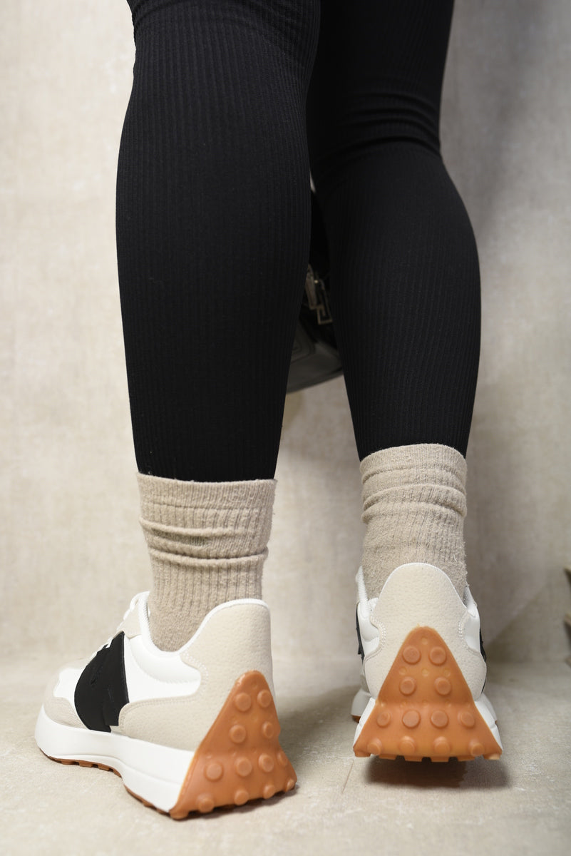 Low Top Lace Up Trainers-2