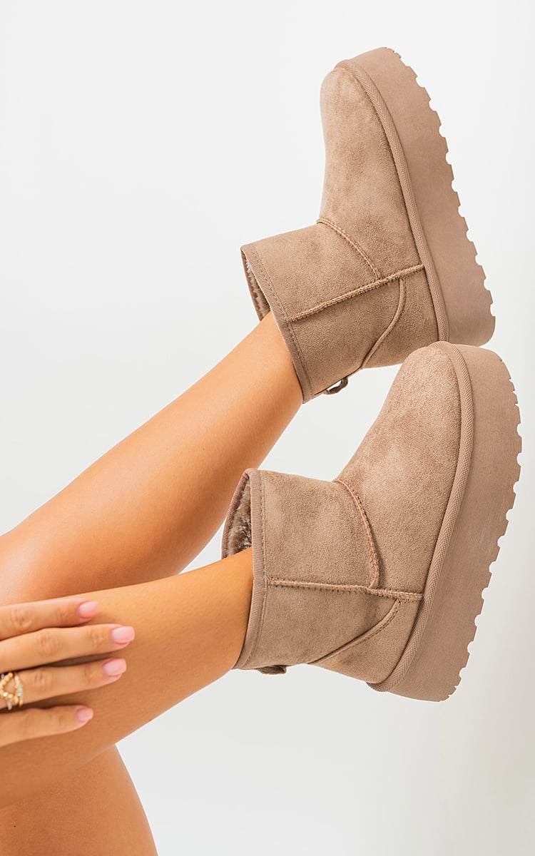 Thick Heel Platform Boots-8