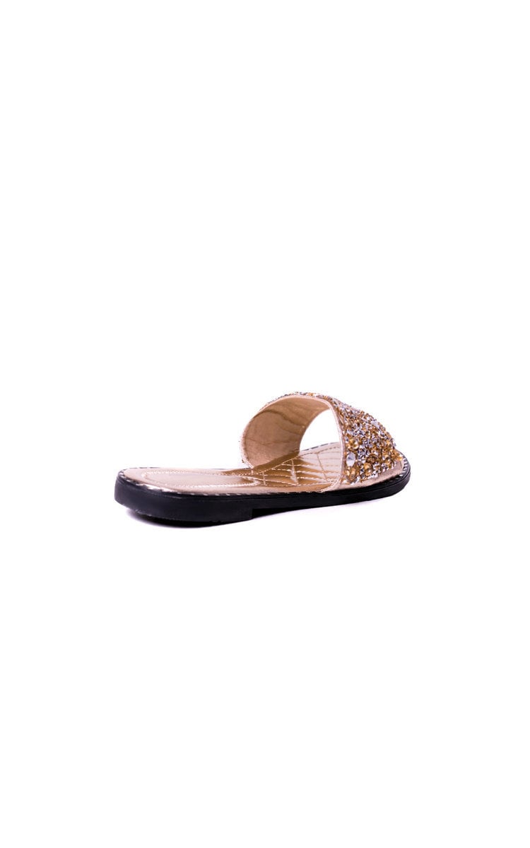 Embellished Slip On Sandals-5