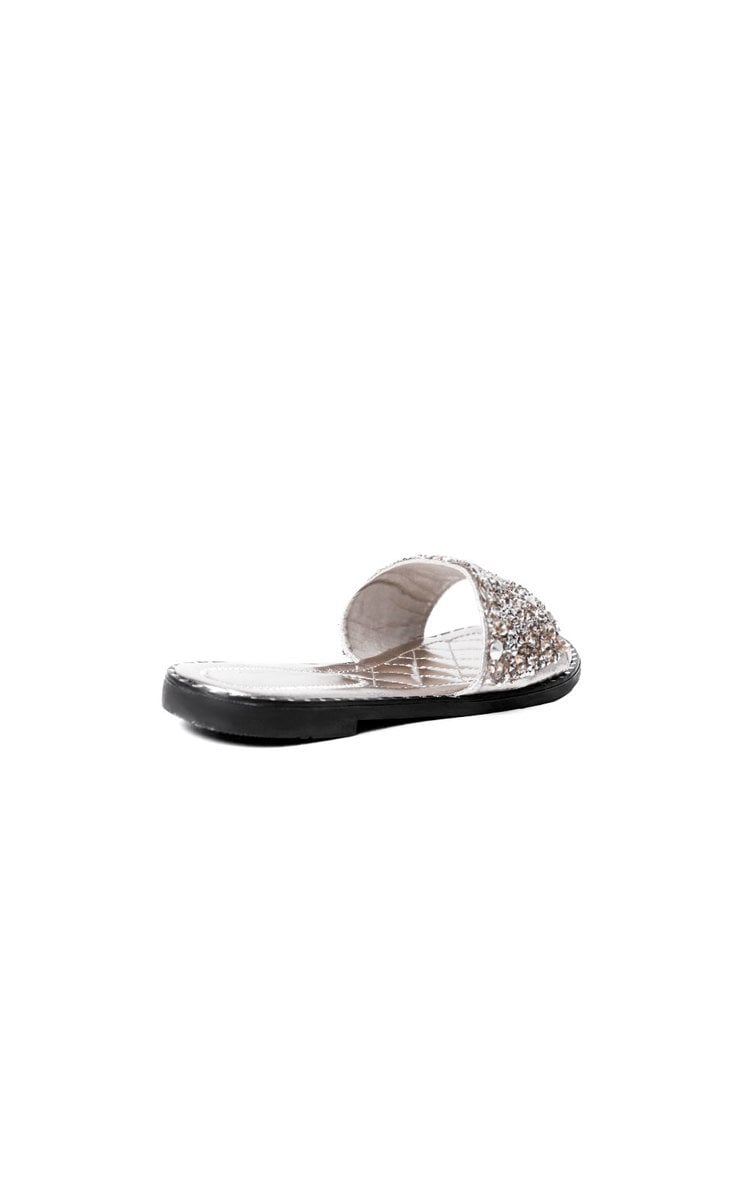 Embellished Slip On Sandals-7