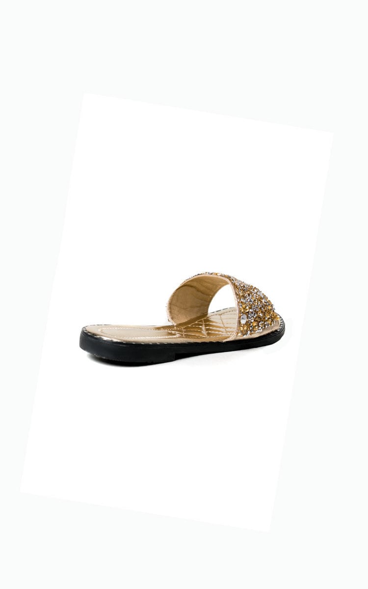 Embellished Slip On Sandals-4