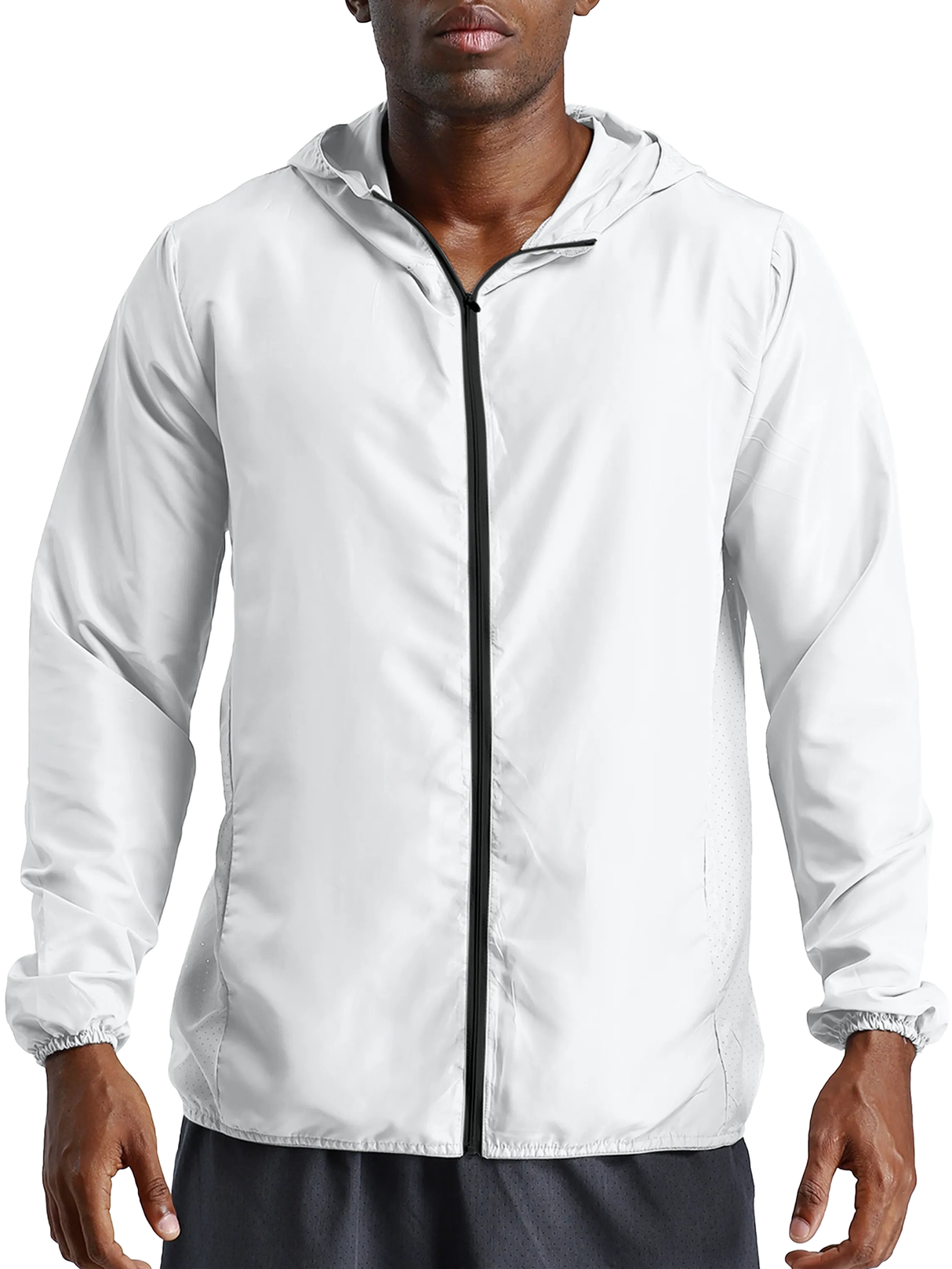Soft Hooded Sports Jacket - Stand Tall Blk/wht