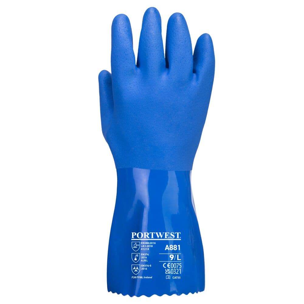 Portwest A881 Marine Ultra PVC Chem Gauntlet