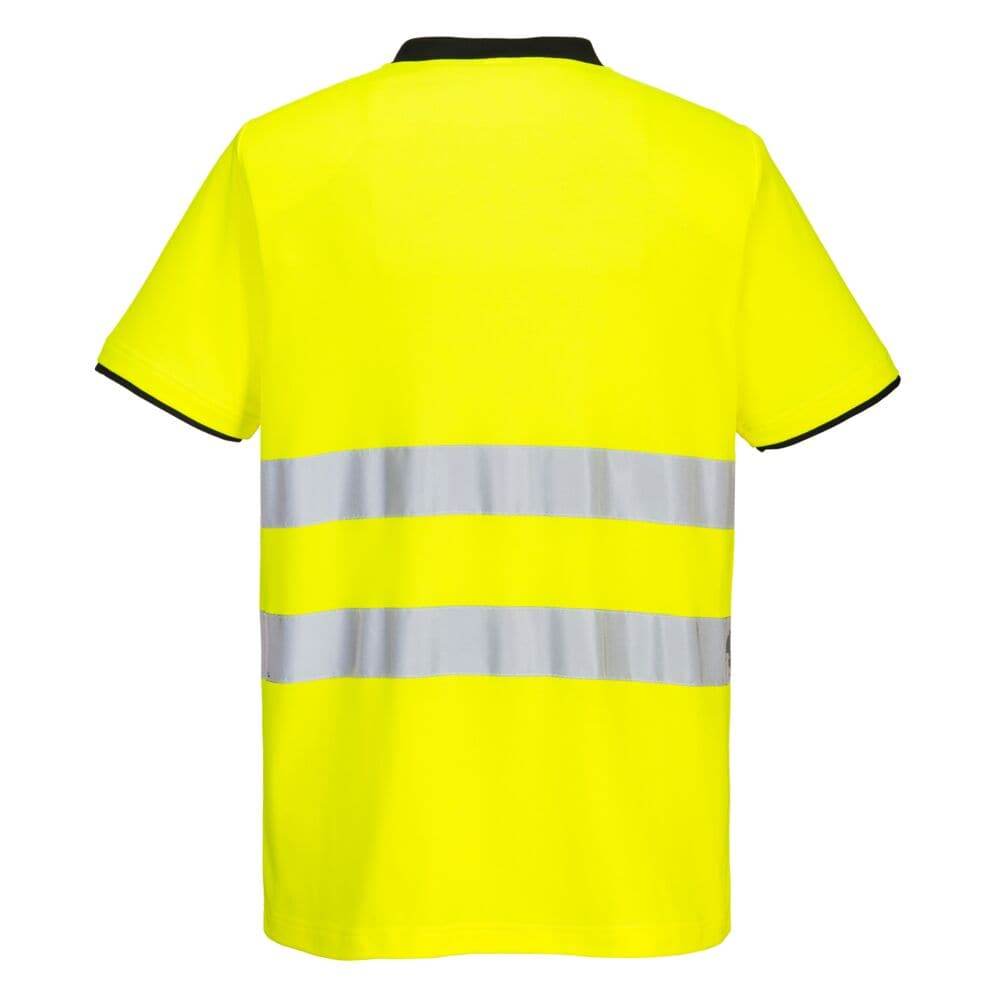 PORTWEST PW213 PW2 HI-VIS COTTON COMFORT T-SHIRT S/S
