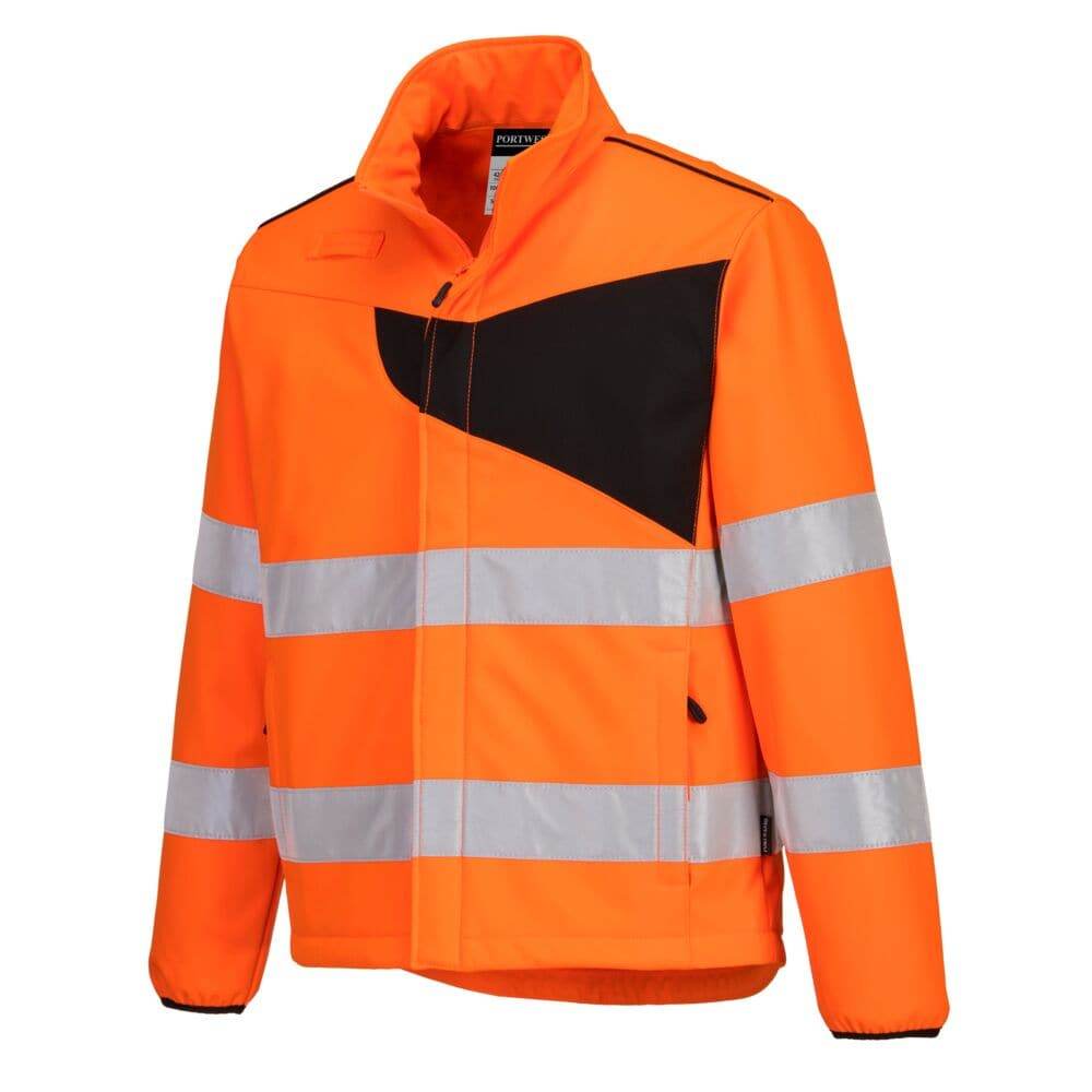 PORTWEST PW275 HI-VIS SOFTSHELL JACKET (2L)