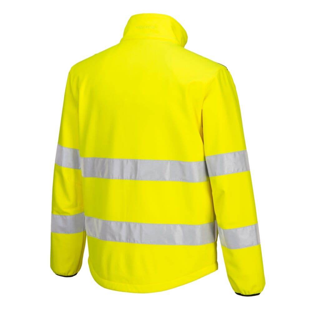 PORTWEST PW275 HI-VIS SOFTSHELL JACKET (2L)