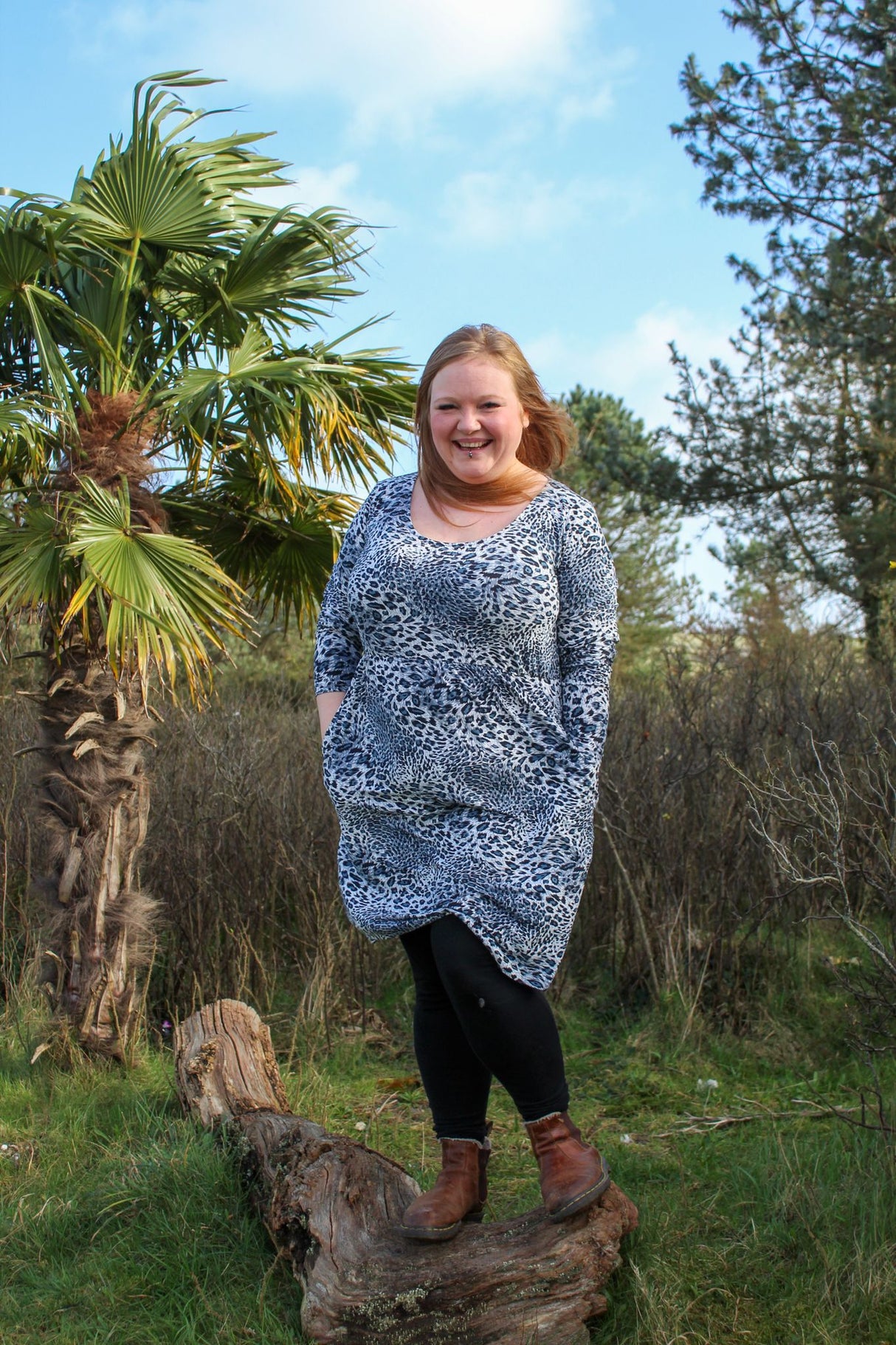 Petite Lola Leopard Dress