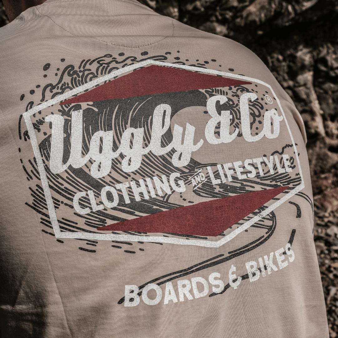 Beige Surf Diamond Tee