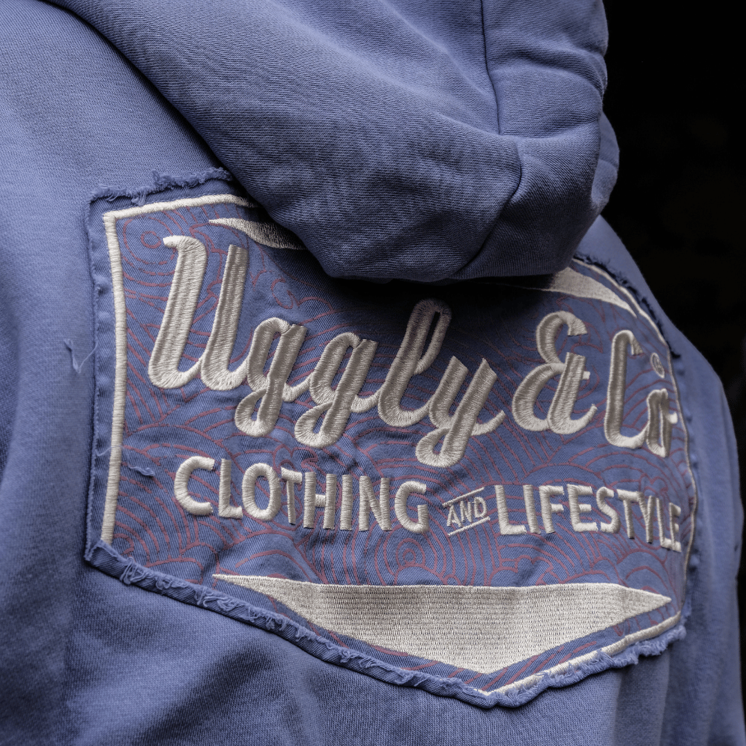 Purple Surf Diamond Hoodie