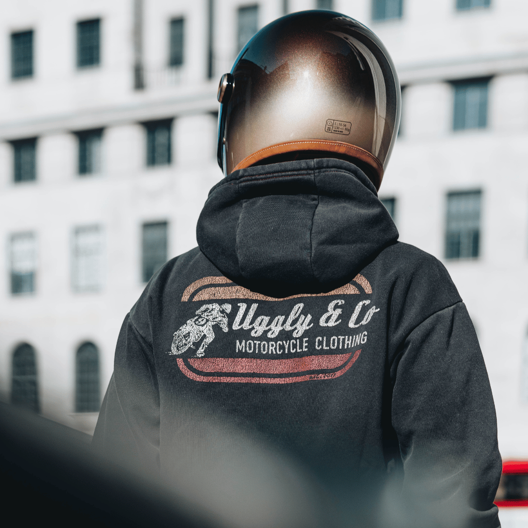 Black Flattrack Hoodie