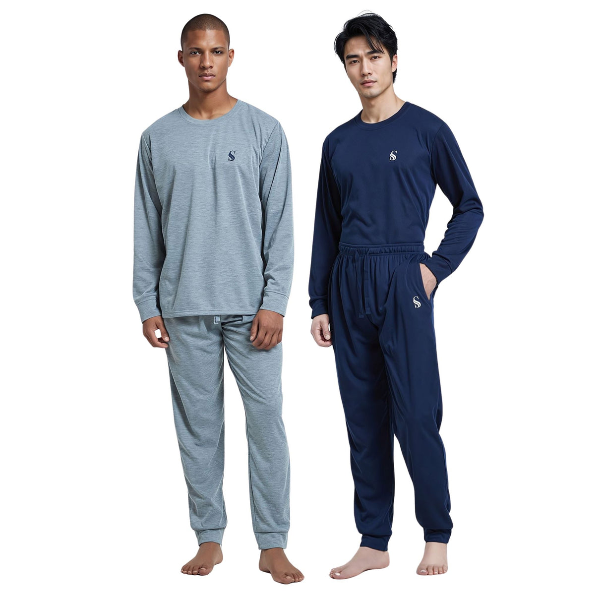 Ultimate Comfort Men's Pyjama Set with Siro Spinning Tech