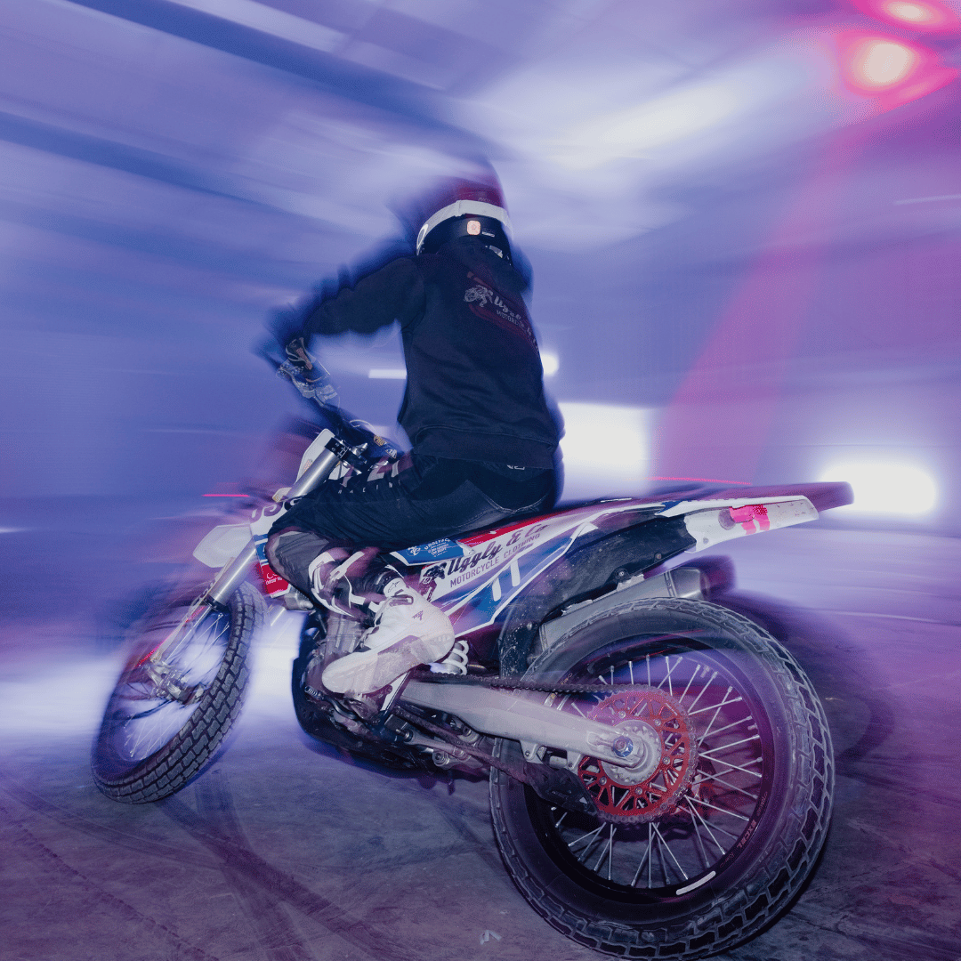 Black Flattrack Hoodie