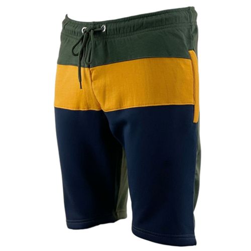 Mens Slim Fit Contrast Fleece Shorts - S010