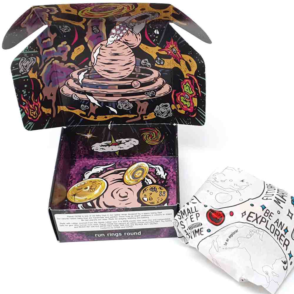 T-3 Natural Rubber Baby Space Toys