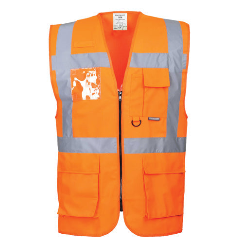 Portwest S476 Berlin Executive Hi Vis Zip Vest