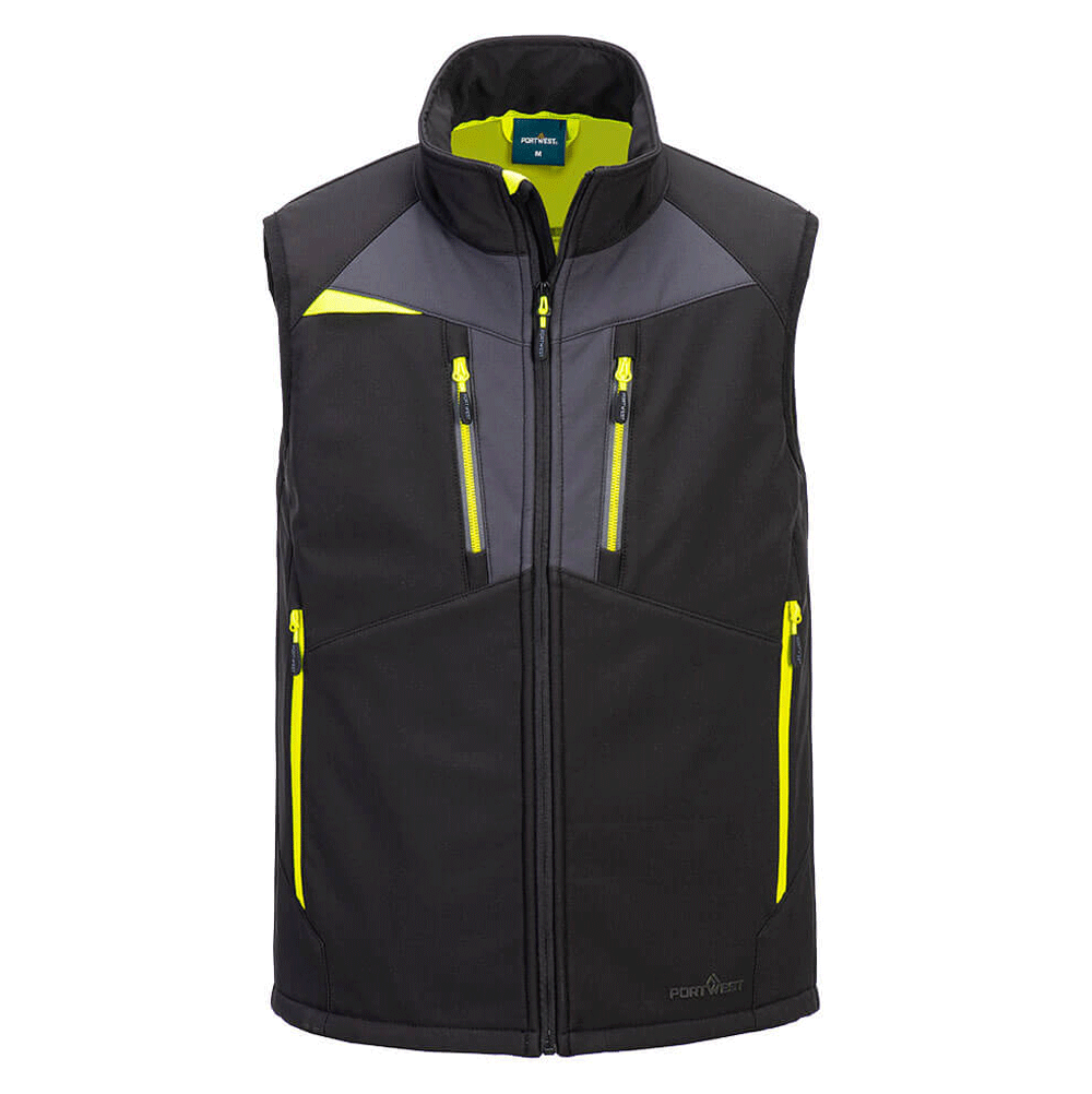 Portwest DX476 DX4 Water Resistant Softshell Bodywarmer Gilet