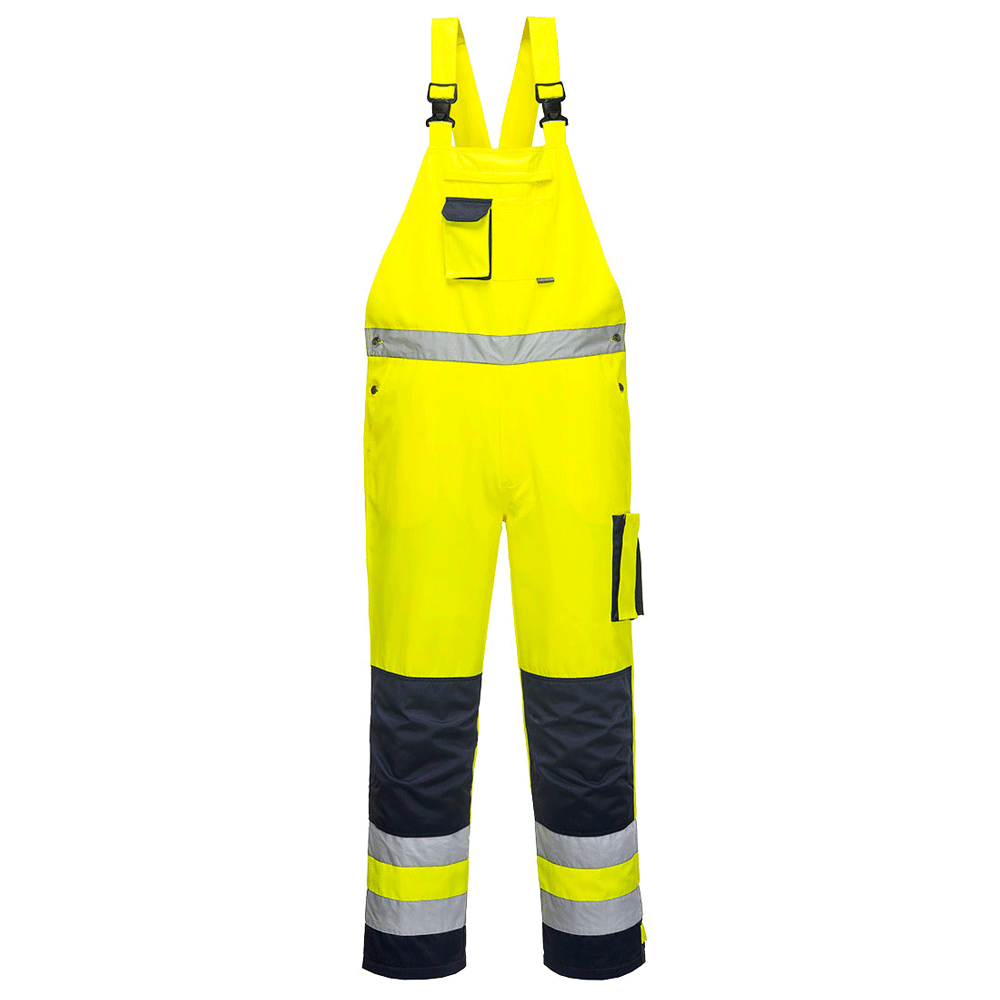 Portwest TX52 Dijon Hi-Vis Contrast Bib & Brace