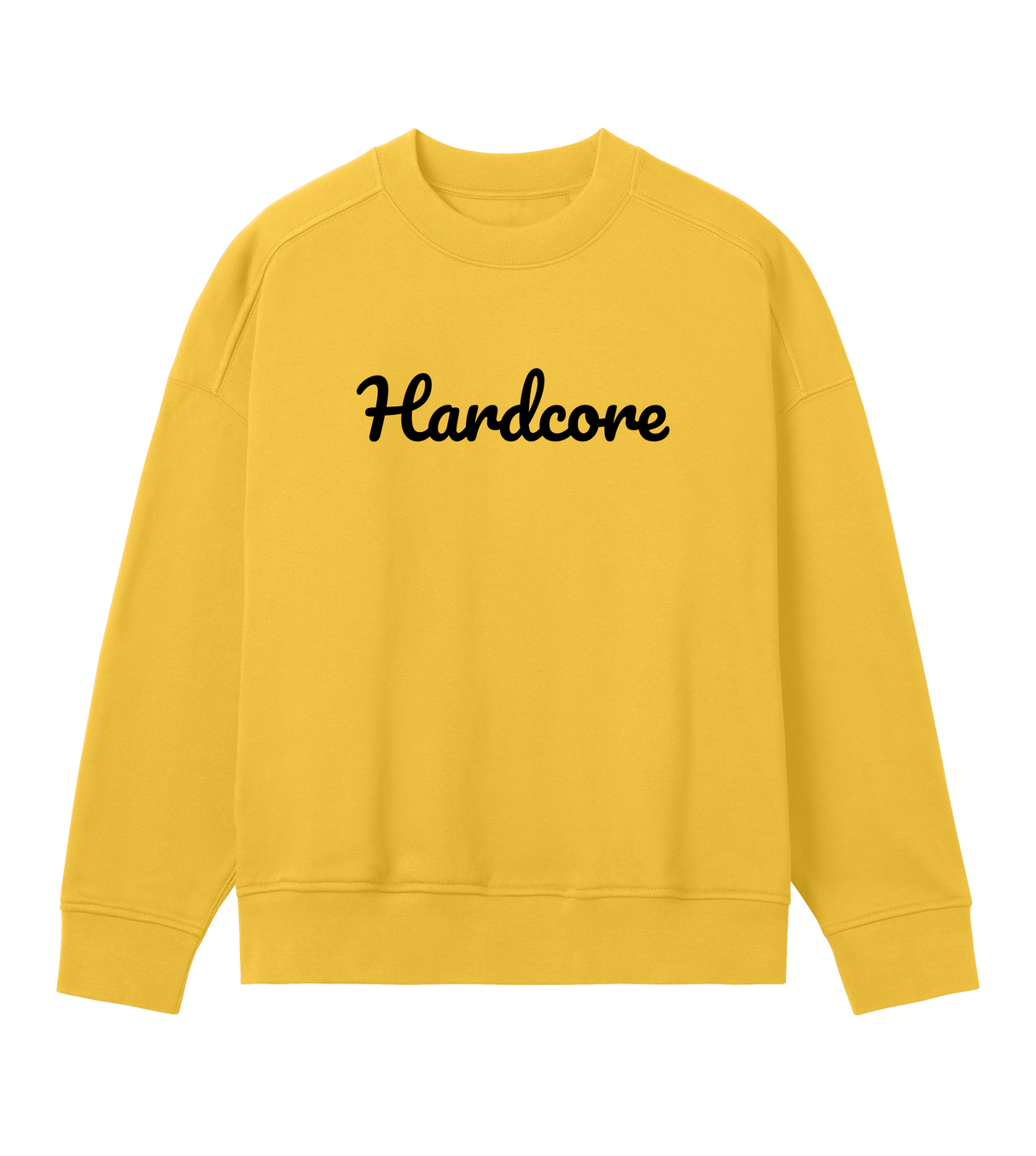 'Hardcore' Womens oversized Sweatshirt