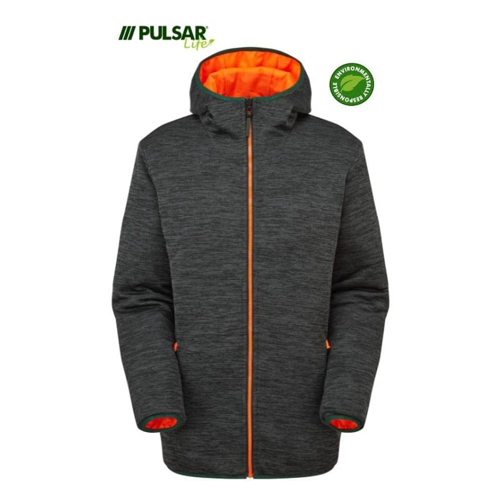 PULSAR® LIFE LFE963 GRS Women's Reversible Hi-Vis Puffer Jacket Orange