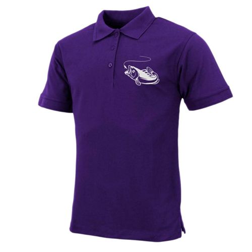 Mens Fish Logo Polo