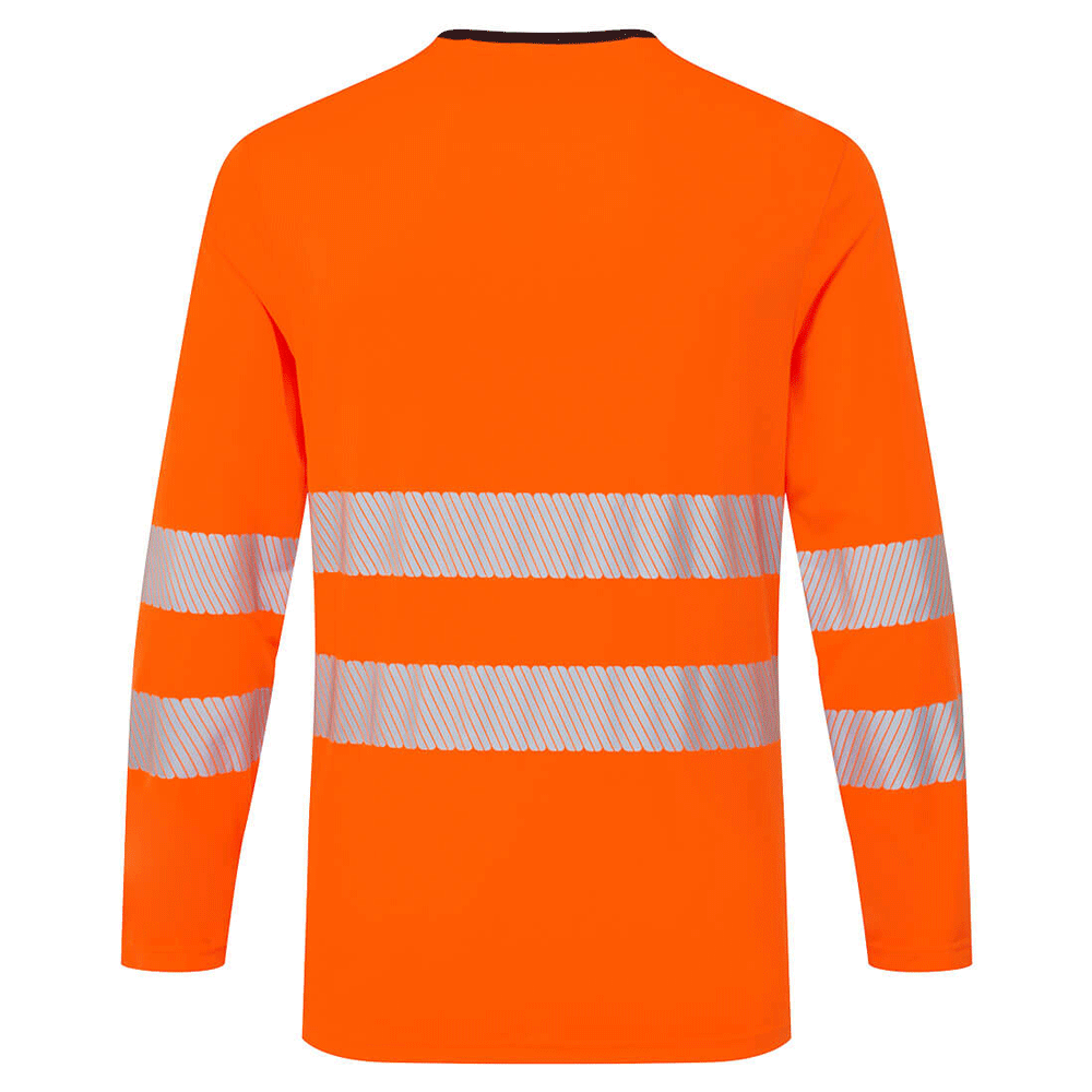 Portwest DX416 DX4 Hi-Vis Long Sleeve T-Shirt