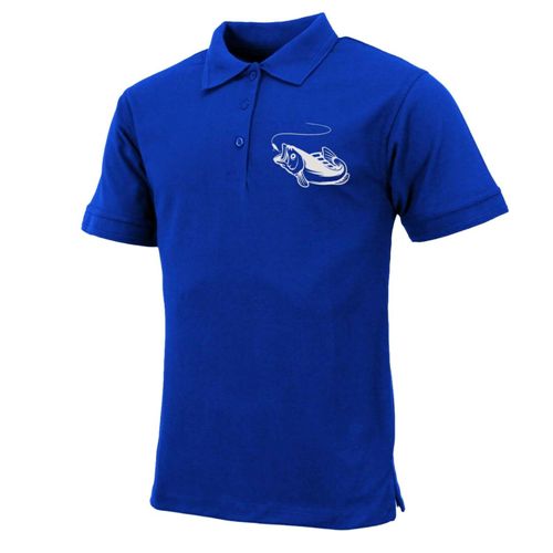 Mens Fish Logo Polo
