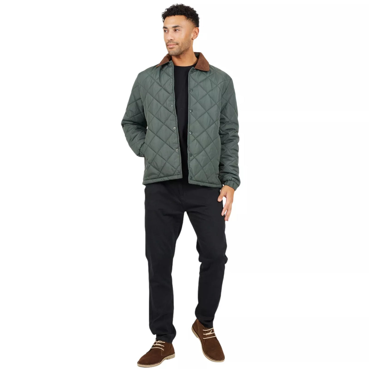 Mens Brave Soul Emmerson Padded Jacket-1