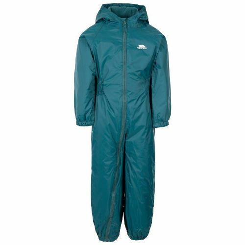Kids Trespass Dripdrop Padded Waterproof All-In-One Suit