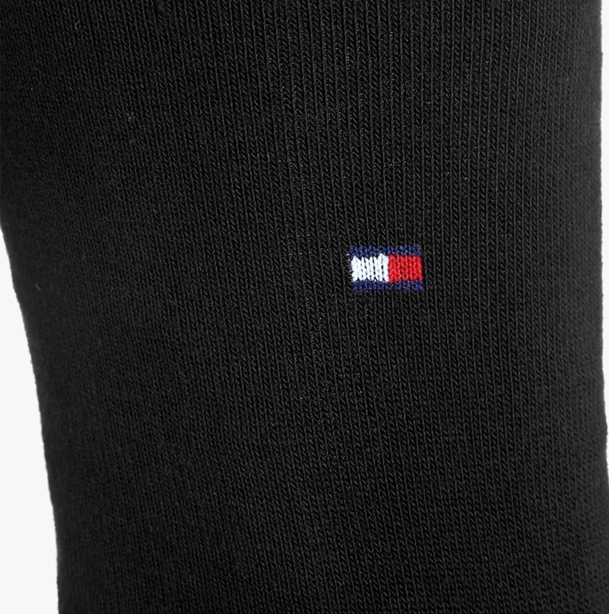 Tommy Hilfiger 2 Pack Mens Crew Classic Socks Black