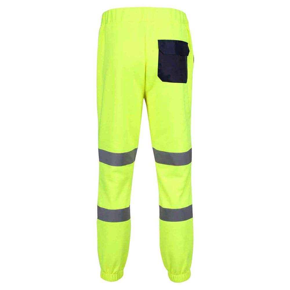 Regatta TRJ503 Pro His-Vis Work Joggers Yellow/Navy XL