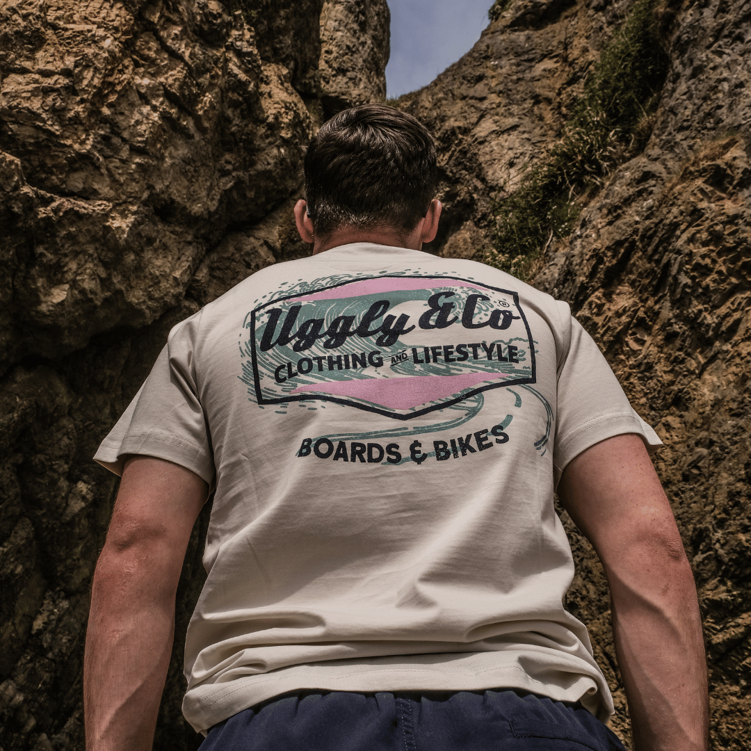 Soft-White Surf Diamond Tee