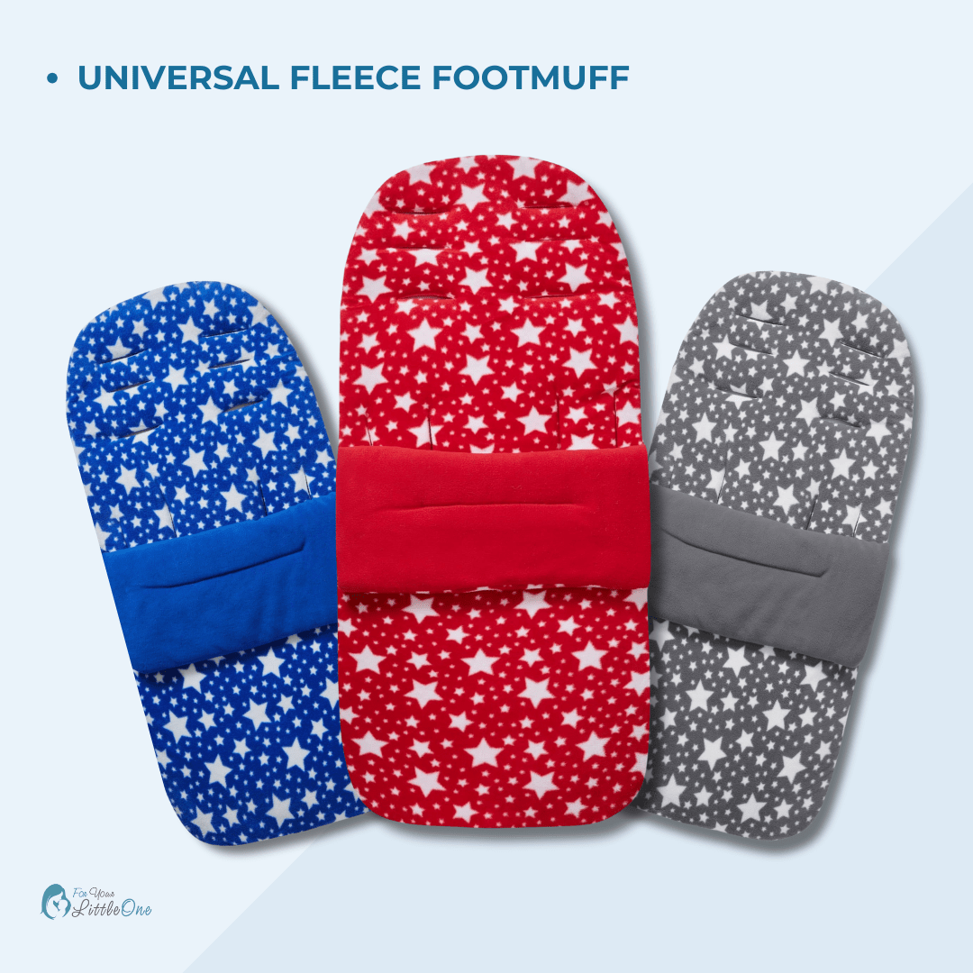 Universal Fleece Pushchair Footmuff / Cosy Toes - Fits All Pushchairs / Prams And Buggies