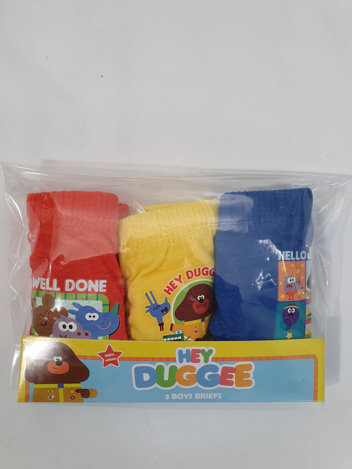 B48 HEY DUGGEE 3PK 18 MONTH - 5 YEARS