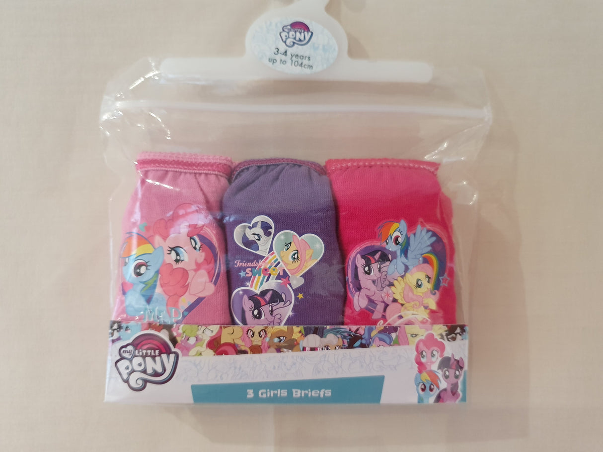 B5 MY LITTLE PONY 3PK - 2 - 6 YEARS