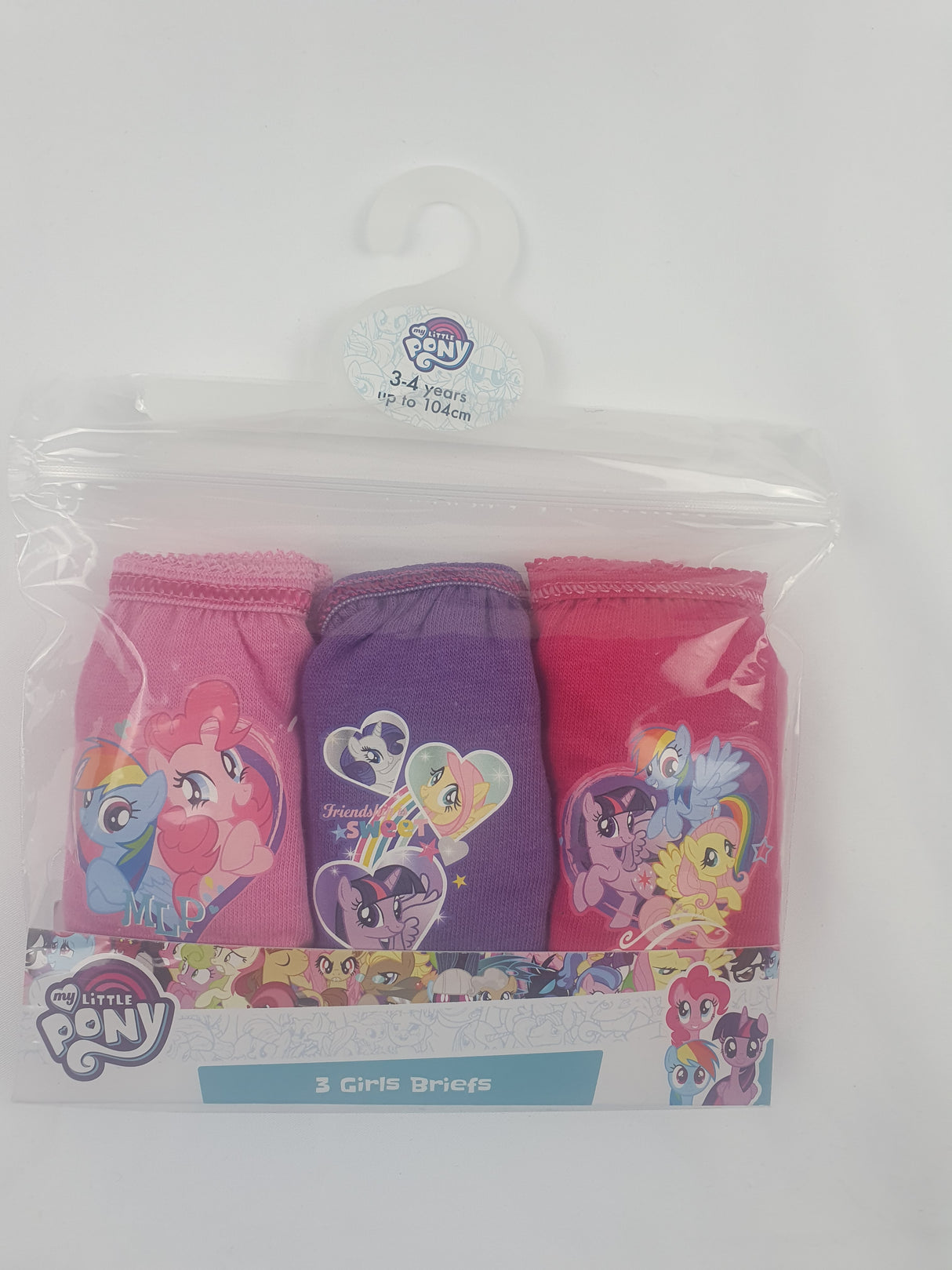 B5 MY LITTLE PONY 3PK - 2 - 6 YEARS
