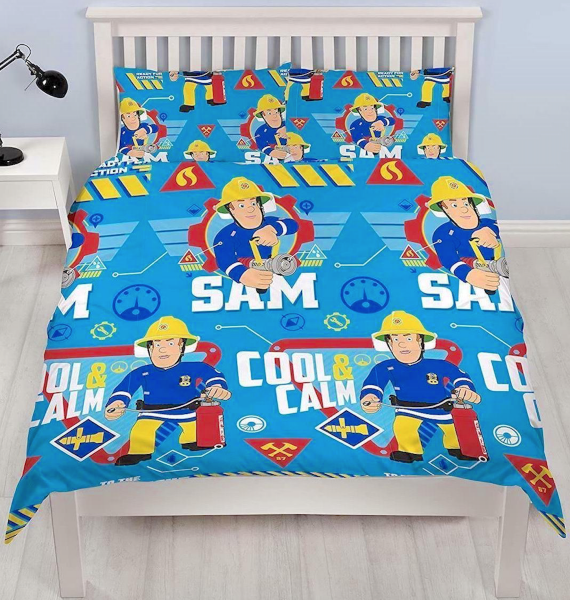 BED128 FIREMAN SAM DOUBLE