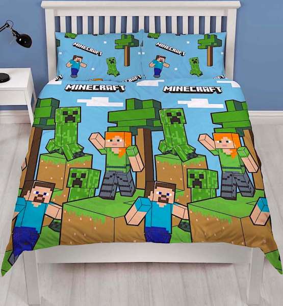 BED133 MINECRAFT - DOUBLE