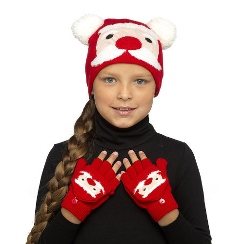 HG3 SANTA HAT & GLOVE SET
