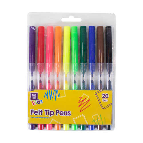 K1 FELT TIP PENS 20PK