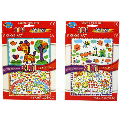 K21 2 IN1 STAMP ART KIT