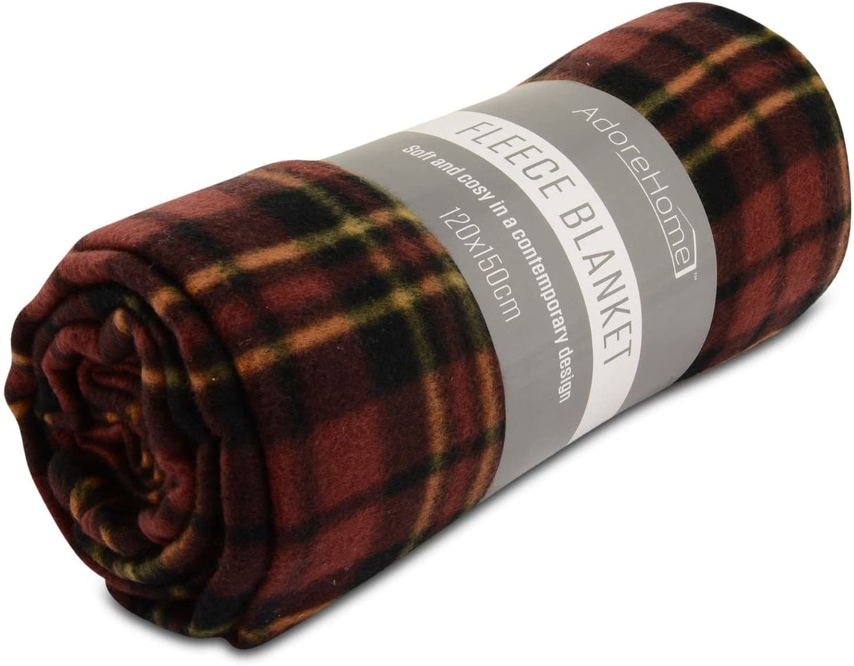 PB5 BURGUNDY PICNIC BLANKET/THROW